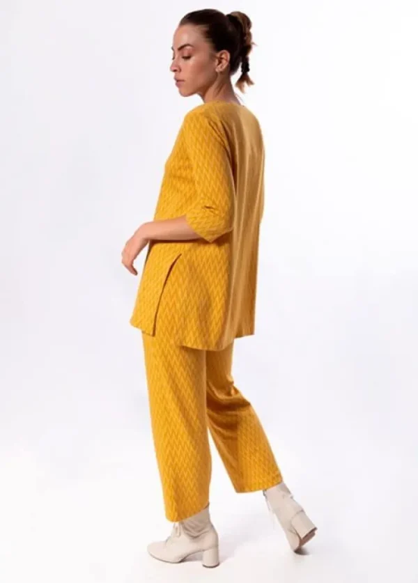 Lopezientos Blusa Larga Mujer ⋆ Amarillo New