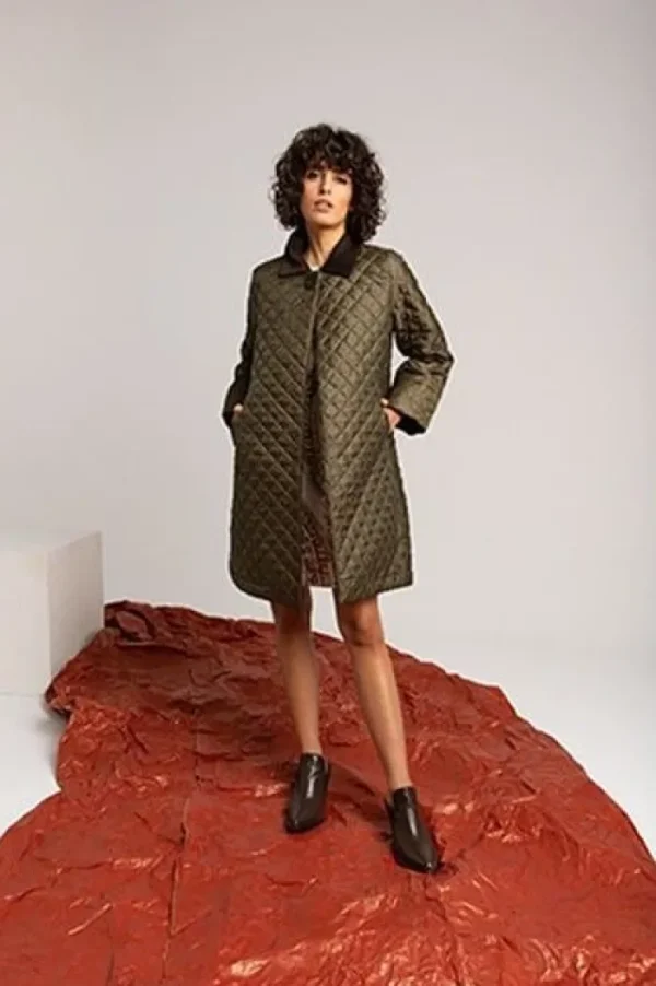 Lopezientos Parka Abrigo Mujer ⋆ Khaki Online